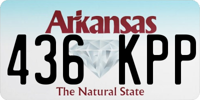 AR license plate 436KPP