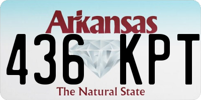 AR license plate 436KPT