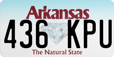 AR license plate 436KPU