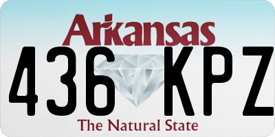 AR license plate 436KPZ