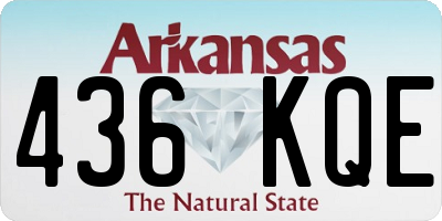 AR license plate 436KQE