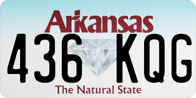 AR license plate 436KQG