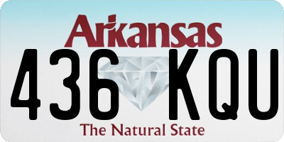 AR license plate 436KQU