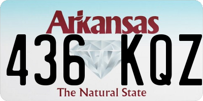 AR license plate 436KQZ