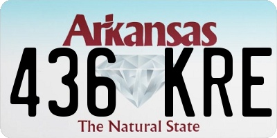 AR license plate 436KRE