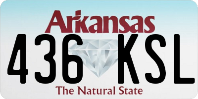 AR license plate 436KSL