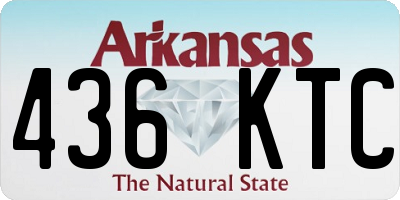 AR license plate 436KTC
