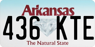 AR license plate 436KTE