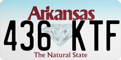AR license plate 436KTF
