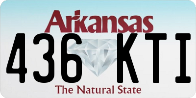 AR license plate 436KTI