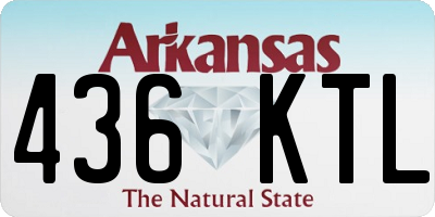 AR license plate 436KTL