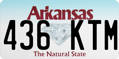 AR license plate 436KTM