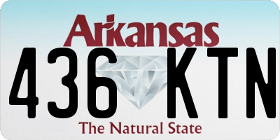 AR license plate 436KTN