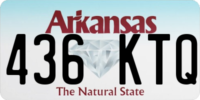 AR license plate 436KTQ