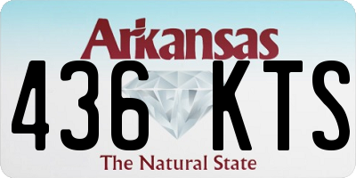 AR license plate 436KTS