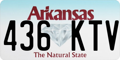 AR license plate 436KTV