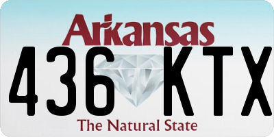 AR license plate 436KTX