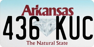 AR license plate 436KUC