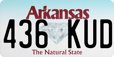 AR license plate 436KUD