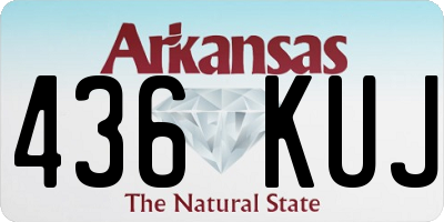 AR license plate 436KUJ
