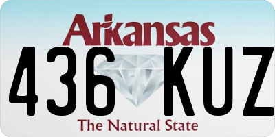 AR license plate 436KUZ