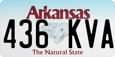 AR license plate 436KVA