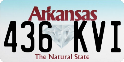 AR license plate 436KVI