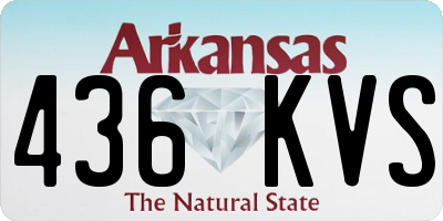 AR license plate 436KVS