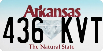 AR license plate 436KVT