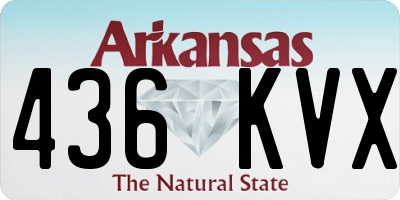 AR license plate 436KVX