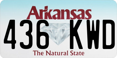 AR license plate 436KWD
