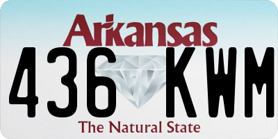 AR license plate 436KWM