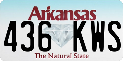 AR license plate 436KWS
