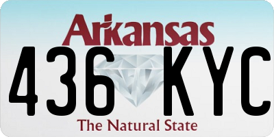 AR license plate 436KYC