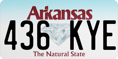 AR license plate 436KYE