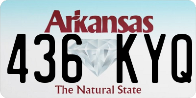 AR license plate 436KYQ