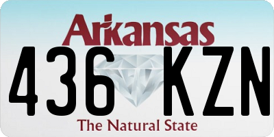 AR license plate 436KZN