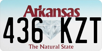 AR license plate 436KZT