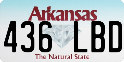 AR license plate 436LBD