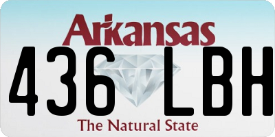 AR license plate 436LBH