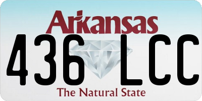 AR license plate 436LCC