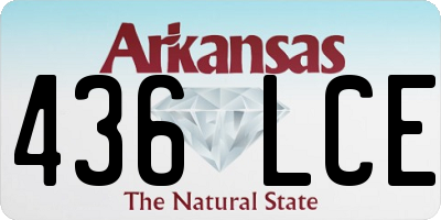 AR license plate 436LCE
