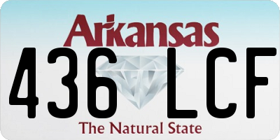 AR license plate 436LCF
