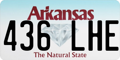 AR license plate 436LHE