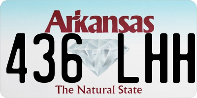 AR license plate 436LHH