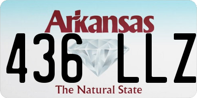 AR license plate 436LLZ