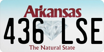 AR license plate 436LSE