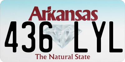 AR license plate 436LYL