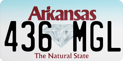 AR license plate 436MGL