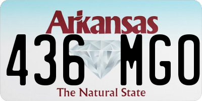 AR license plate 436MGO